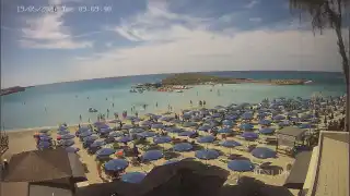 Miniatura 19 maja 2026 07:00 Ayia Napa Cypr - Nissi Beach plaża