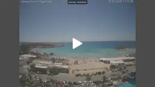 Miniatura 30 maja 2026 08:00 Ayia Napa Cypr - Nissi Beach Panorama