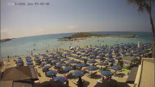 Miniatura 31 maja 2026 07:00 Ayia Napa Cypr - Nissi Beach plaża