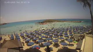 Miniatura 31 maja 2026 08:00 Ayia Napa Cypr - Nissi Beach plaża