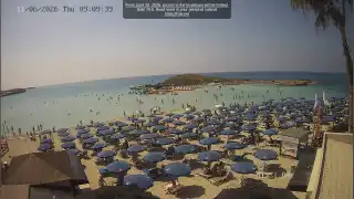 Miniatura 11 czerwca 2026 07:00 Ayia Napa Cypr - Nissi Beach plaża
