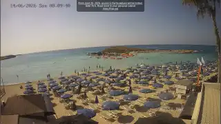 Miniatura 14 czerwca 2026 06:00 Ayia Napa Cypr - Nissi Beach plaża
