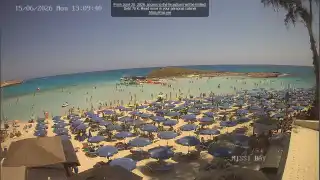 Miniatura 15 czerwca 2026 11:00 Ayia Napa Cypr - Nissi Beach plaża