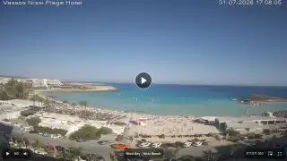 Miniatura 31 lipca 2026 14:00 Ayia Napa Cypr - Nissi Beach Panorama