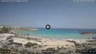 Miniatura 1 sierpnia 2026 12:00 Ayia Napa Cypr - Nissi Beach Panorama