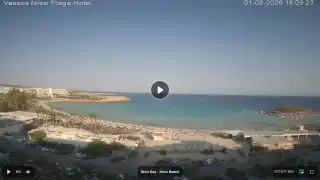 Miniatura 1 sierpnia 2026 15:00 Ayia Napa Cypr - Nissi Beach Panorama