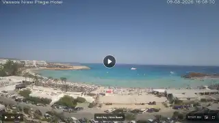 Miniatura 9 sierpnia 2026 13:00 Ayia Napa Cypr - Nissi Beach Panorama