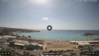 Miniatura 30 sierpnia 2026 07:00 Ayia Napa Cypr - Nissi Beach Panorama