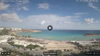 Miniatura 1 października 2026 13:00 Ayia Napa Cypr - Nissi Beach Panorama